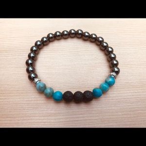 Lava Stone Essential Oil Diffuser Bracelet